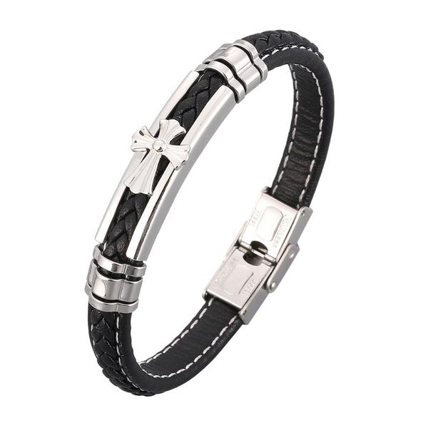 adjustable length leather cross bracelet for women black/blue wristband jewelry pulseras mujer charm bracelets, Golden;silver
adjustable length leather cross bracelet for women black/blue wristband jewelry pulseras mujer charm bracelets, Golden;silver