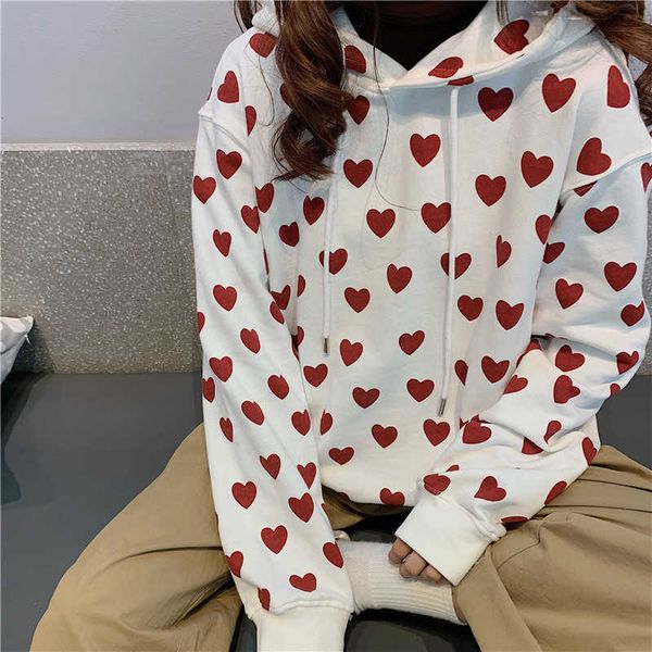 autumn chic harajuku japanese cute little red heart print hooded sweatshirt ins fashion loose head casual female 210608, Black
autumn chic harajuku japanese cute little red heart print hooded sweatshirt ins fashion loose head casual female 210608, Black