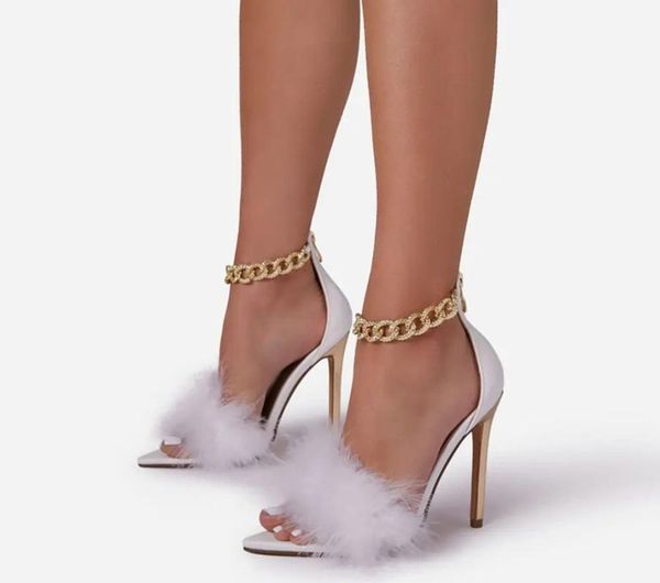 dress shoes 2021 women summer sandals fluffy peep toe stilettos high heels fur feather lady wedding large size 43, Black
dress shoes 2021 women summer sandals fluffy peep toe stilettos high heels fur feather lady wedding large size 43, Black