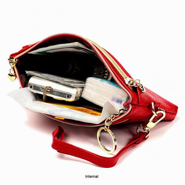 fashion cowhide women's wallet car key bag multi function small hand thin phone purse wallets, Red;black
fashion cowhide women's wallet car key bag multi function small hand thin phone purse wallets, Red;black