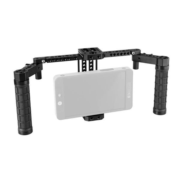 director's monitor cage rig with dual rubber handle & mounting cheese plate for 7" lcd (smallhd 700 series) lighting studio access
director's monitor cage rig with dual rubber handle & mounting cheese plate for 7" lcd (smallhd 700 series) lighting studio access
