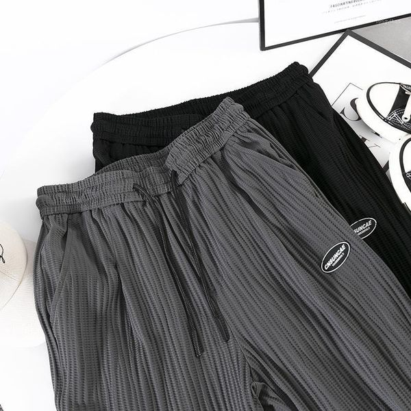 men's pants mens quick-drying long summer fashion loose trend lace-up trousers breathable elastic waist color -40, Black
men's pants mens quick-drying long summer fashion loose trend lace-up trousers breathable elastic waist color -40, Black