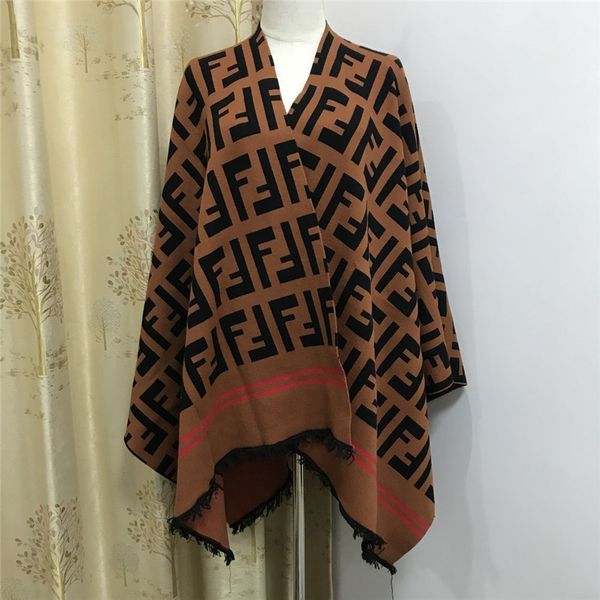 autumn and 2021 new cape shawl coat letter loose tassel irregular corner fashion sweater women, White;black
autumn and 2021 new cape shawl coat letter loose tassel irregular corner fashion sweater women, White;black