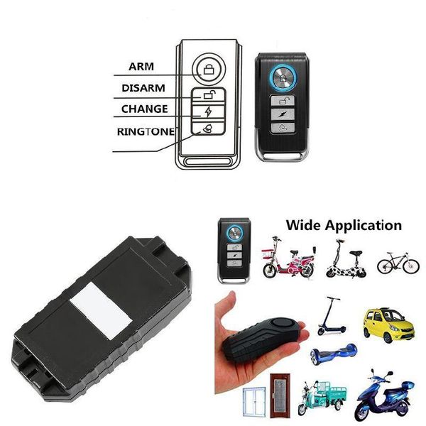 bike horns 113db wireless anti-theft vibration motorcycle bicycle waterproof security alarm with remote too789
bike horns 113db wireless anti-theft vibration motorcycle bicycle waterproof security alarm with remote too789