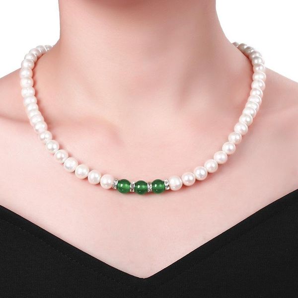 chains real natural freshwater pearl choker necklace white near round 16/18/20 inch chain wedding jewelry gifts for women, Silver
chains real natural freshwater pearl choker necklace white near round 16/18/20 inch chain wedding jewelry gifts for women, Silver