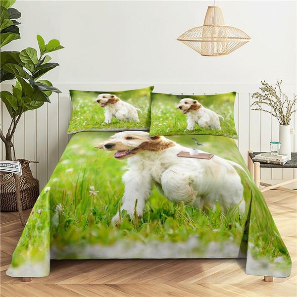 sheets & sets grass dog bedding sheet home digital printing polyester bed flat with case print
sheets & sets grass dog bedding sheet home digital printing polyester bed flat with case print