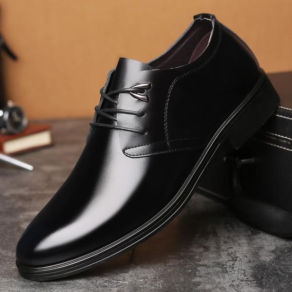 spring and autumn men's shoes leather korean pointed business casual wholesale dress, Black
spring and autumn men's shoes leather korean pointed business casual wholesale dress, Black