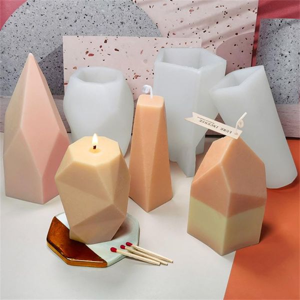 craft tools geometric mirror gems shape silicone candle mold for crafts 3d diy epoxy resin form ornaments soap mould
craft tools geometric mirror gems shape silicone candle mold for crafts 3d diy epoxy resin form ornaments soap mould