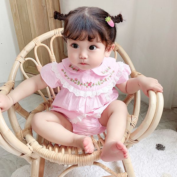bodysuit organic cotton clothes newborn embroidery rompers summer baby girl spanish jumpsuit infant pajamas twin outfits pink white, Blue
bodysuit organic cotton clothes newborn embroidery rompers summer baby girl spanish jumpsuit infant pajamas twin outfits pink white, Blue