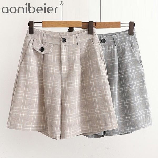 summer fashion zipper closed high waist casual loose checked shorts for women office lady plaid suit female 210604, White;black
summer fashion zipper closed high waist casual loose checked shorts for women office lady plaid suit female 210604, White;black
