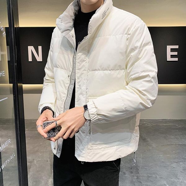 men's down & parkas 2021 winter fashion mens jacket stand collar zipper pocket jackets and coats thick warm loose b351, Black
men's down & parkas 2021 winter fashion mens jacket stand collar zipper pocket jackets and coats thick warm loose b351, Black