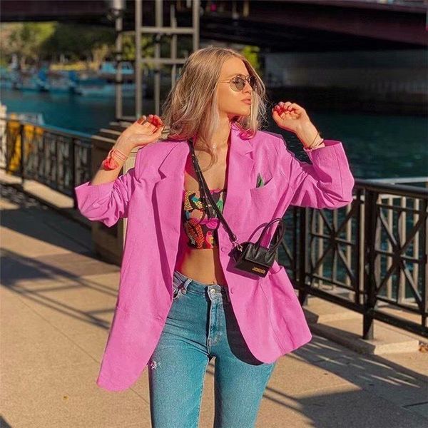 women's suits & blazers women elegant office blazer commute autumn pink jacket female oversize tailleur femme vintage thin jackets, White;black
women's suits & blazers women elegant office blazer commute autumn pink jacket female oversize tailleur femme vintage thin jackets, White;black