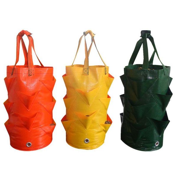 planters & pots 3 gallon strawberry planting bag garden leaf air plant environmental protection breathable home gardening accessory
planters & pots 3 gallon strawberry planting bag garden leaf air plant environmental protection breathable home gardening accessory