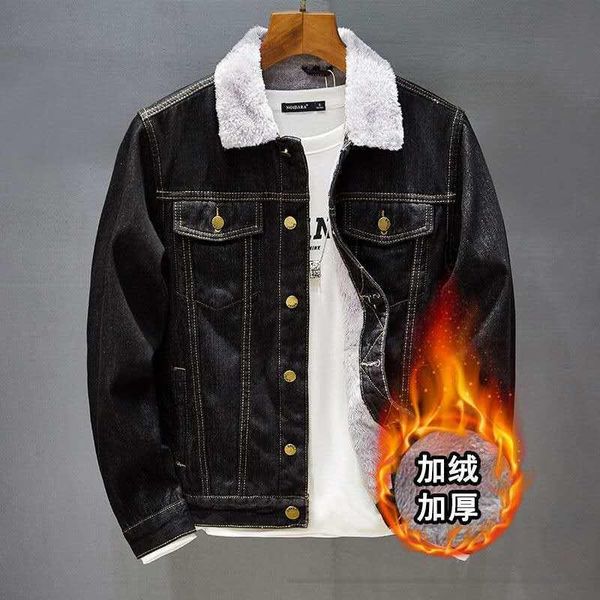 men's casual shirts winter small size cashmere black denim jacket female student girl korean fashion slim brand cotton, White;black
men's casual shirts winter small size cashmere black denim jacket female student girl korean fashion slim brand cotton, White;black
