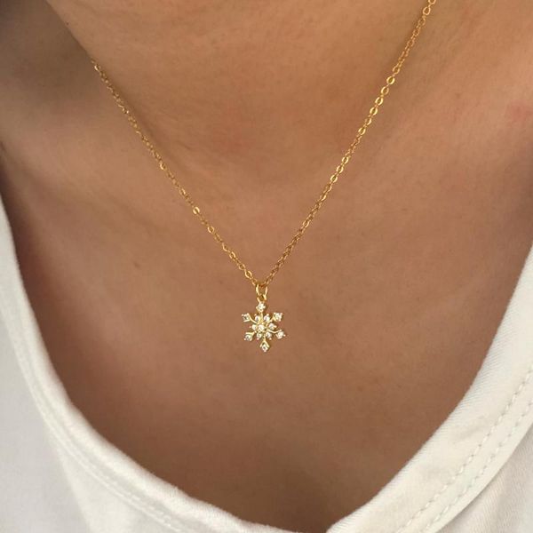 pendant necklaces cute small zircon elk snowflake eye charm necklace fashion gold color copper steel chain clavicle choker collar jewelry, Silver
pendant necklaces cute small zircon elk snowflake eye charm necklace fashion gold color copper steel chain clavicle choker collar jewelry, Silver