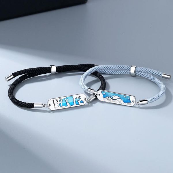 charm bracelets style couple bracelet simple black different places miss fashion alloy superior quality accessories hand-woven jewelry gifts, Golden;silver
charm bracelets style couple bracelet simple black different places miss fashion alloy superior quality accessories hand-woven jewelry gifts, Golden;silver