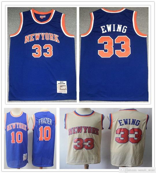 mesh stitched patrick 33 ewing jerseys vintage blue white walt 10 frazier basketball college shirts fast shipping, Black;red
mesh stitched patrick 33 ewing jerseys vintage blue white walt 10 frazier basketball college shirts fast shipping, Black;red