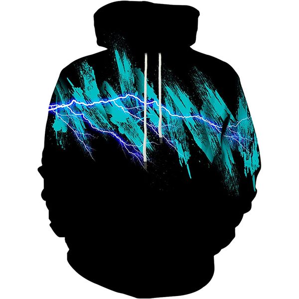 blue strip 3d printing hoodie visual impact party punk goth round neck sweater hoodie, Black
blue strip 3d printing hoodie visual impact party punk goth round neck sweater hoodie, Black