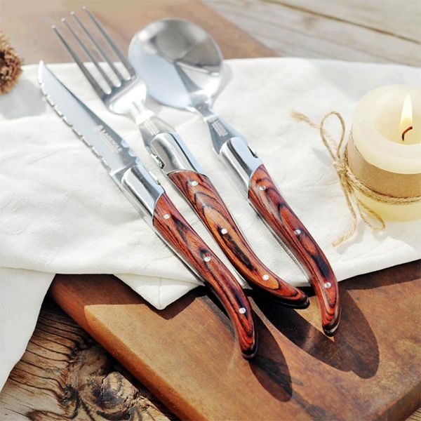 dinnerware sets european luxury cutlery set wooden handle stainless steel gift box tableware couverts de table vajilla kitchen accessories j
dinnerware sets european luxury cutlery set wooden handle stainless steel gift box tableware couverts de table vajilla kitchen accessories j