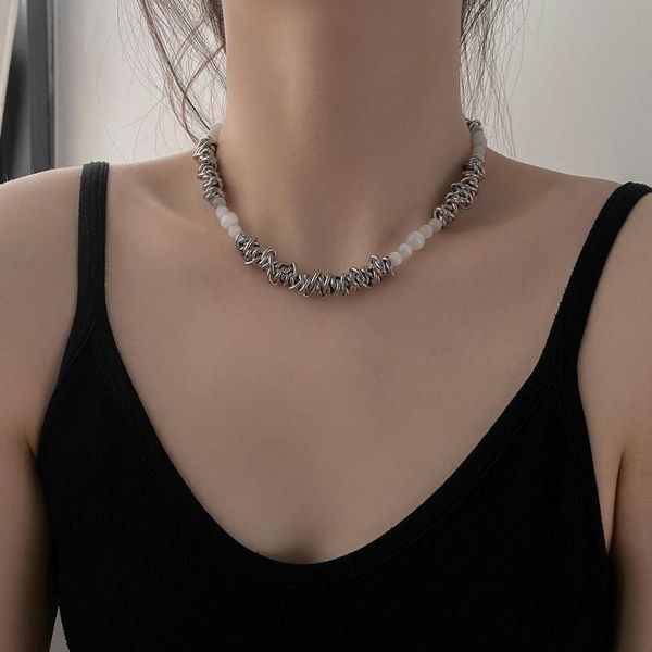 chains personality chain stitching necklace clavicle light luxury same style bracelet niche design trendy sweet cool accessories, Silver
chains personality chain stitching necklace clavicle light luxury same style bracelet niche design trendy sweet cool accessories, Silver