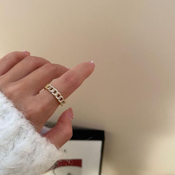 trendy real gold silver plated chain rings for women couples vintage handmade twisted geometric finger jewelry party gifts wedding, Slivery;golden
trendy real gold silver plated chain rings for women couples vintage handmade twisted geometric finger jewelry party gifts wedding, Slivery;golden