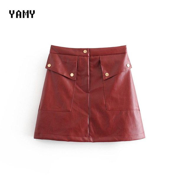 skirts high waist wine red womens pu leather zora vicky chic casual black faux faldas winter clothes 2021
skirts high waist wine red womens pu leather zora vicky chic casual black faux faldas winter clothes 2021