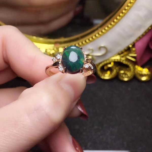 cluster rings real and natural black opal ring 925 sterling silver for man or woman,gem 8*10mm, Golden;silver
cluster rings real and natural black opal ring 925 sterling silver for man or woman,gem 8*10mm, Golden;silver