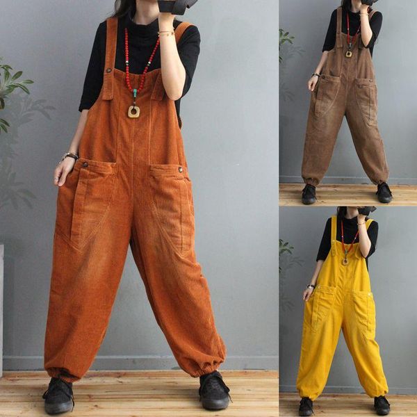 women's jumpsuits & rompers corduroy jumpsuit fashion autumn cotton big pocket size bib pants women baggy vintage solid color overalls, Black;white
women's jumpsuits & rompers corduroy jumpsuit fashion autumn cotton big pocket size bib pants women baggy vintage solid color overalls, Black;white