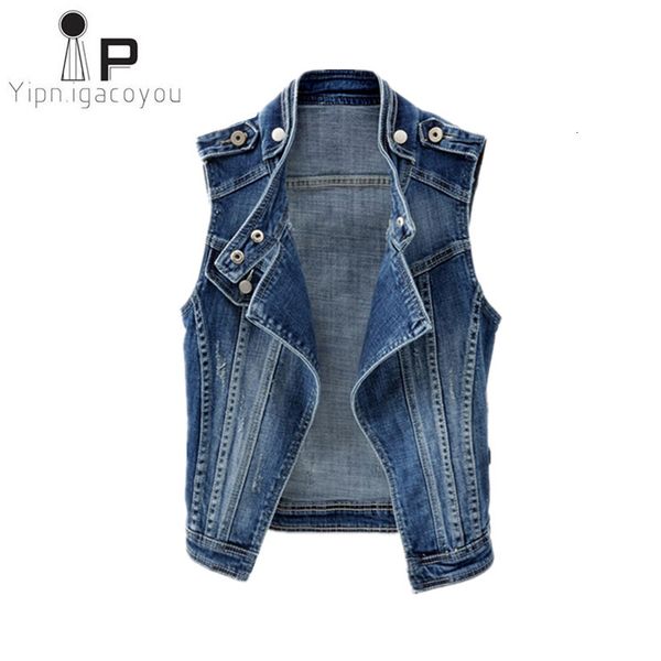 jacket spring summer denim 2021 vintage short waistcoat plus size women's sleeveless jacket korean slim ladies jeans vest, Black;brown
jacket spring summer denim 2021 vintage short waistcoat plus size women's sleeveless jacket korean slim ladies jeans vest, Black;brown
