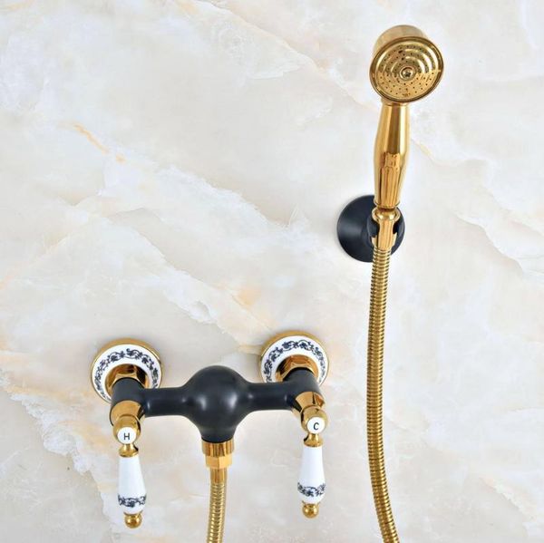 luxury gold color brass black oil rubbed bronze wall mounted bathroom hand held shower head faucet set bath mixer tap mna505 sets
luxury gold color brass black oil rubbed bronze wall mounted bathroom hand held shower head faucet set bath mixer tap mna505 sets