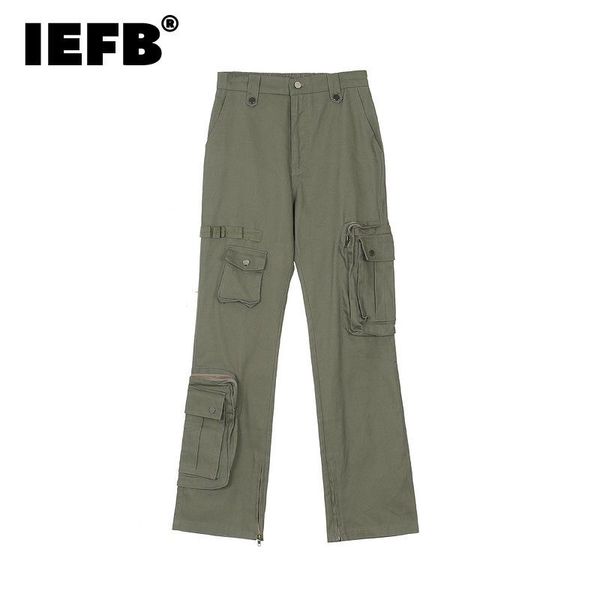 men's pants iefb streetwear three-dimensional large pocket workwear trouser leg zipper functional style casual 2021 autumn 9y8808, Black
men's pants iefb streetwear three-dimensional large pocket workwear trouser leg zipper functional style casual 2021 autumn 9y8808, Black