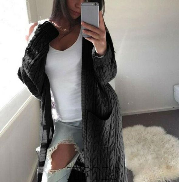 women's jackets women ladies winter long sleeve casual loose knitted sweater jumper coat, Black;brown
women's jackets women ladies winter long sleeve casual loose knitted sweater jumper coat, Black;brown