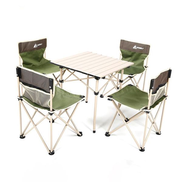 camp furniture hewolf outdoor folding table and chair 5-piece set aluminum alloy portable storage stool leisure camping combination
camp furniture hewolf outdoor folding table and chair 5-piece set aluminum alloy portable storage stool leisure camping combination
