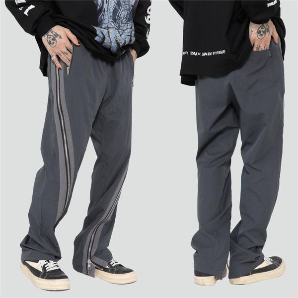 men's pants thin fabric quick dry oversized hip hop casual streetwear side zipper design fashion trousers mens clothing, Black
men's pants thin fabric quick dry oversized hip hop casual streetwear side zipper design fashion trousers mens clothing, Black