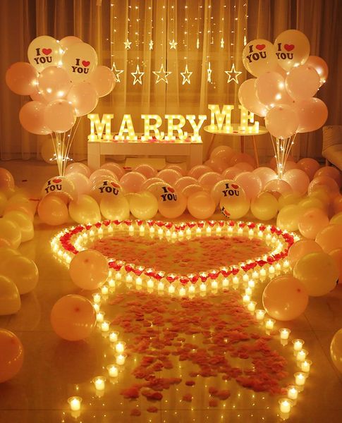 propose to decorate creative supplies room decoration indoor props scene surprise artifact lamp express el candles