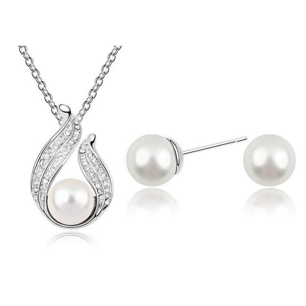 earrings & necklace fashion jewelry pendants necklaces stud simulated pearl silver plated wedding set for women
earrings & necklace fashion jewelry pendants necklaces stud simulated pearl silver plated wedding set for women