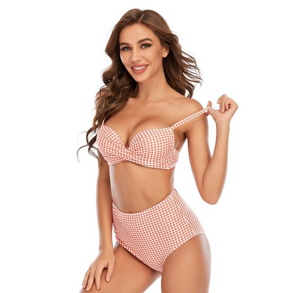 push up bikinis lattice swimwear women plaid swimsuit high waist bikini set maillot de bain feme bathing suit biquini 210520, White;black
push up bikinis lattice swimwear women plaid swimsuit high waist bikini set maillot de bain feme bathing suit biquini 210520, White;black