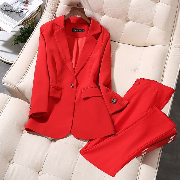 women's two piece pants suit two-piece plus size women -5xl 2021 new ladies blazer business casual trousers or5t, White
women's two piece pants suit two-piece plus size women -5xl 2021 new ladies blazer business casual trousers or5t, White