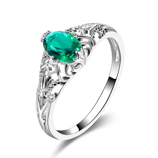 wedding rings oval green 1.5ct cz crystals for women prong setting zircon engagement female anel bague femme 75, Slivery;golden
wedding rings oval green 1.5ct cz crystals for women prong setting zircon engagement female anel bague femme 75, Slivery;golden