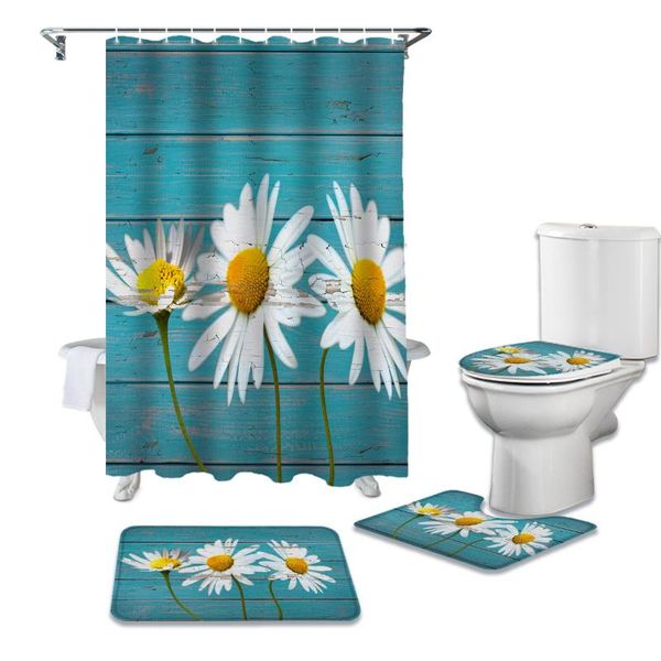 daisy flowers wood boards shower curtain set for bathroom bath mat rug carpet toilet lid cover bathtub home decor gift curtains
daisy flowers wood boards shower curtain set for bathroom bath mat rug carpet toilet lid cover bathtub home decor gift curtains