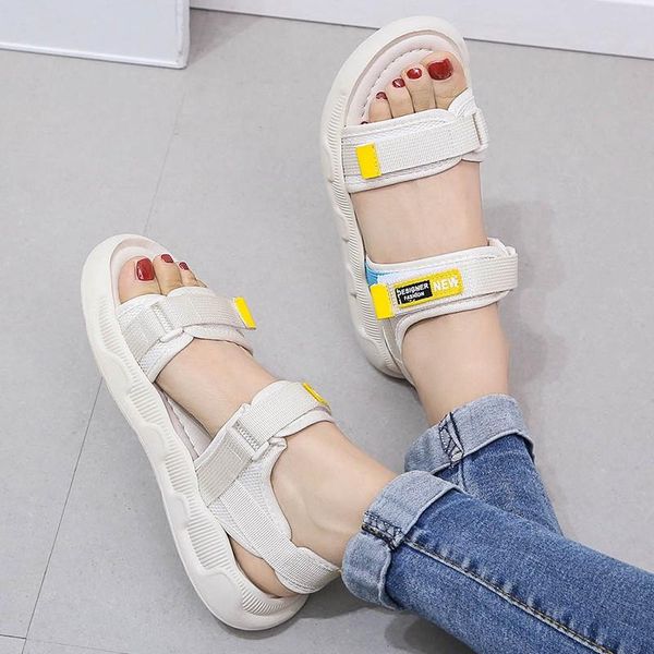 sandals est sports female ins tide summer net red korean version of the student flat women's shoes, Black
sandals est sports female ins tide summer net red korean version of the student flat women's shoes, Black
