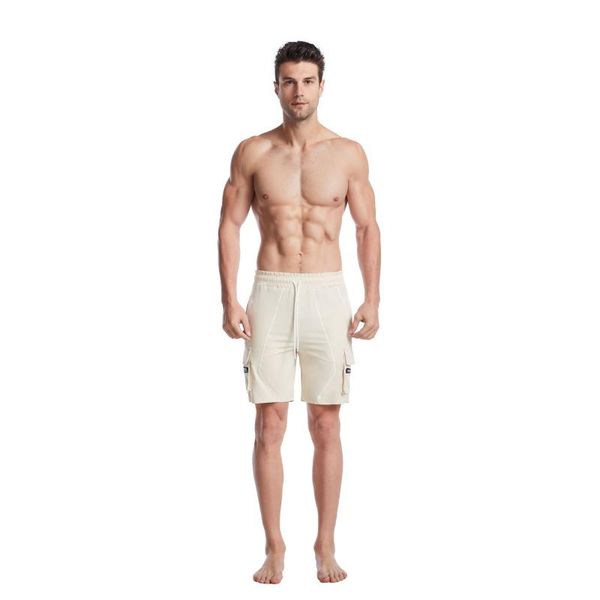 men's shorts summer fitness sports loose cargo sathleisure with pocket nickel print stripe, White;black
men's shorts summer fitness sports loose cargo sathleisure with pocket nickel print stripe, White;black