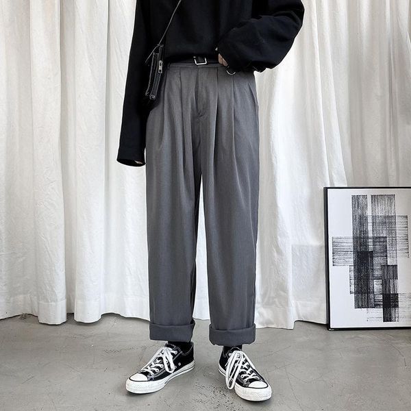 men's suits & blazers spring summer suit pants fashion business society mens dress korean loose straight wide-leg men trousers m-2xl, White;black
men's suits & blazers spring summer suit pants fashion business society mens dress korean loose straight wide-leg men trousers m-2xl, White;black