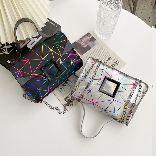 laser bag messenger women's 2021 new fashion mini single shoulder lingge chain square bag
laser bag messenger women's 2021 new fashion mini single shoulder lingge chain square bag
