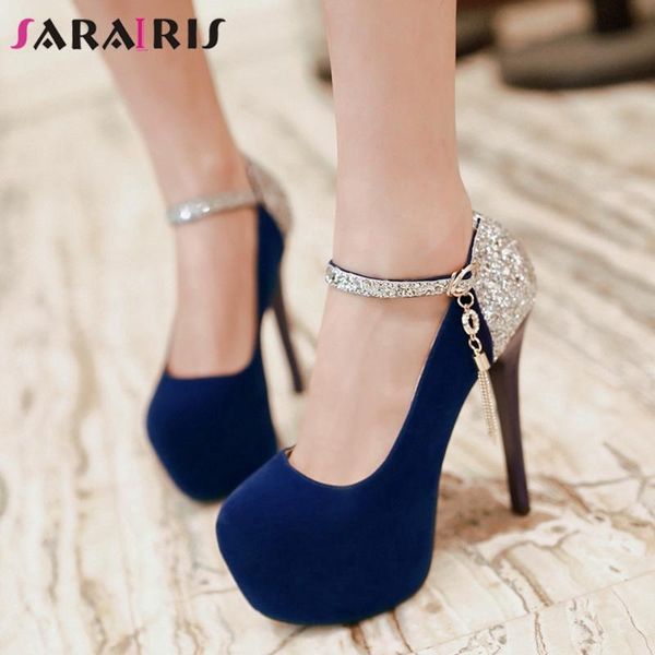 dress shoes sarairis fashion glitters bridal pumps thin high heels party women elegant shallow platform woman, Black
dress shoes sarairis fashion glitters bridal pumps thin high heels party women elegant shallow platform woman, Black