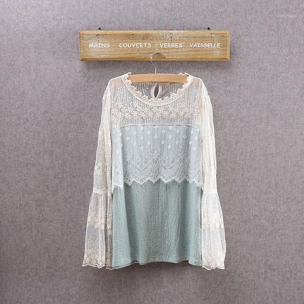 women's blouses & shirts mori girl lace crochet shirt sweet lolita flower pullover chemise femme ladies women blouse tunic, White
women's blouses & shirts mori girl lace crochet shirt sweet lolita flower pullover chemise femme ladies women blouse tunic, White