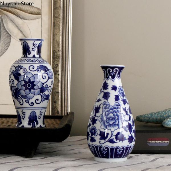 home decoration blue and white porcelain vase dried flower arrangement accessories handicraft living room vases
home decoration blue and white porcelain vase dried flower arrangement accessories handicraft living room vases