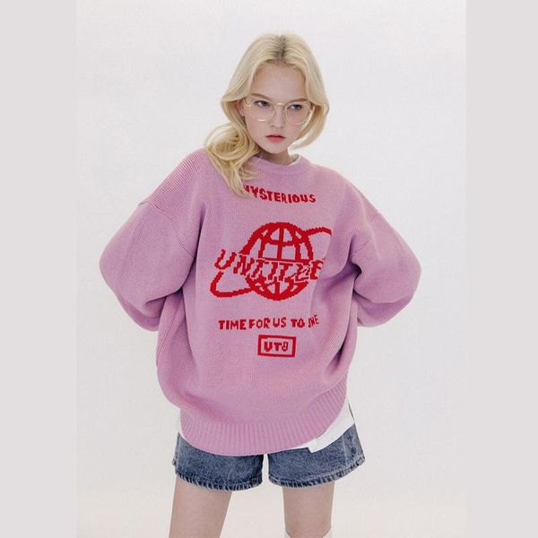 men's sweaters street sweater women earth letter harajuku kniting loose warm pullover autumn winter japanese girl 2021, White;black
men's sweaters street sweater women earth letter harajuku kniting loose warm pullover autumn winter japanese girl 2021, White;black