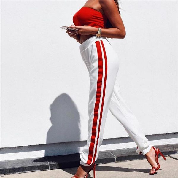 women's pants & capris 2021 spring fashion high waist side striped hip hop women joggers sweatpants streetwear loose long white red, Black;white
women's pants & capris 2021 spring fashion high waist side striped hip hop women joggers sweatpants streetwear loose long white red, Black;white