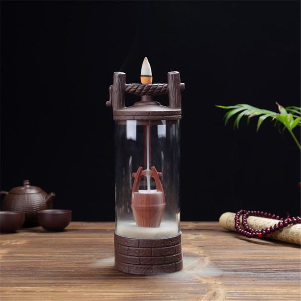 fragrance lamps 2021 backflow incense burner with 20pcs incenses acrylic cover creative exquisite home office decoration
fragrance lamps 2021 backflow incense burner with 20pcs incenses acrylic cover creative exquisite home office decoration